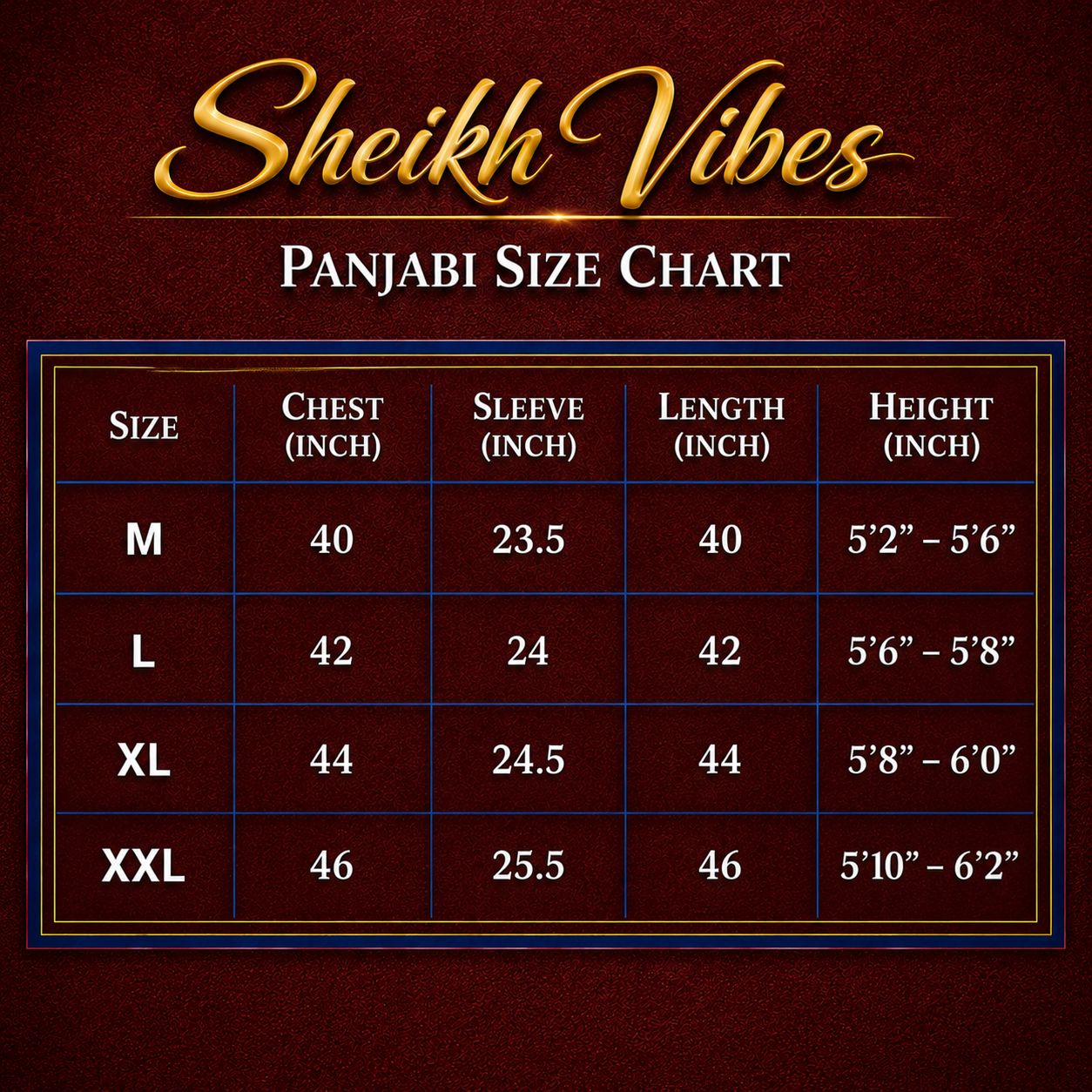 Size Guide